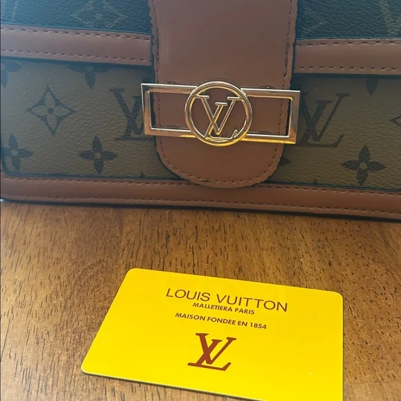 Monogram Brown Clutch - Picture 4 of 11